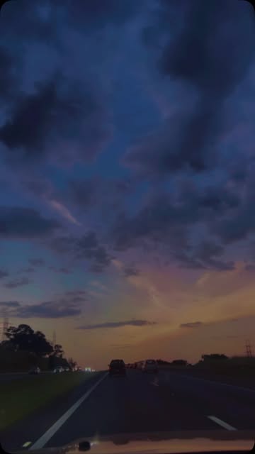 Céu de fim de tarde